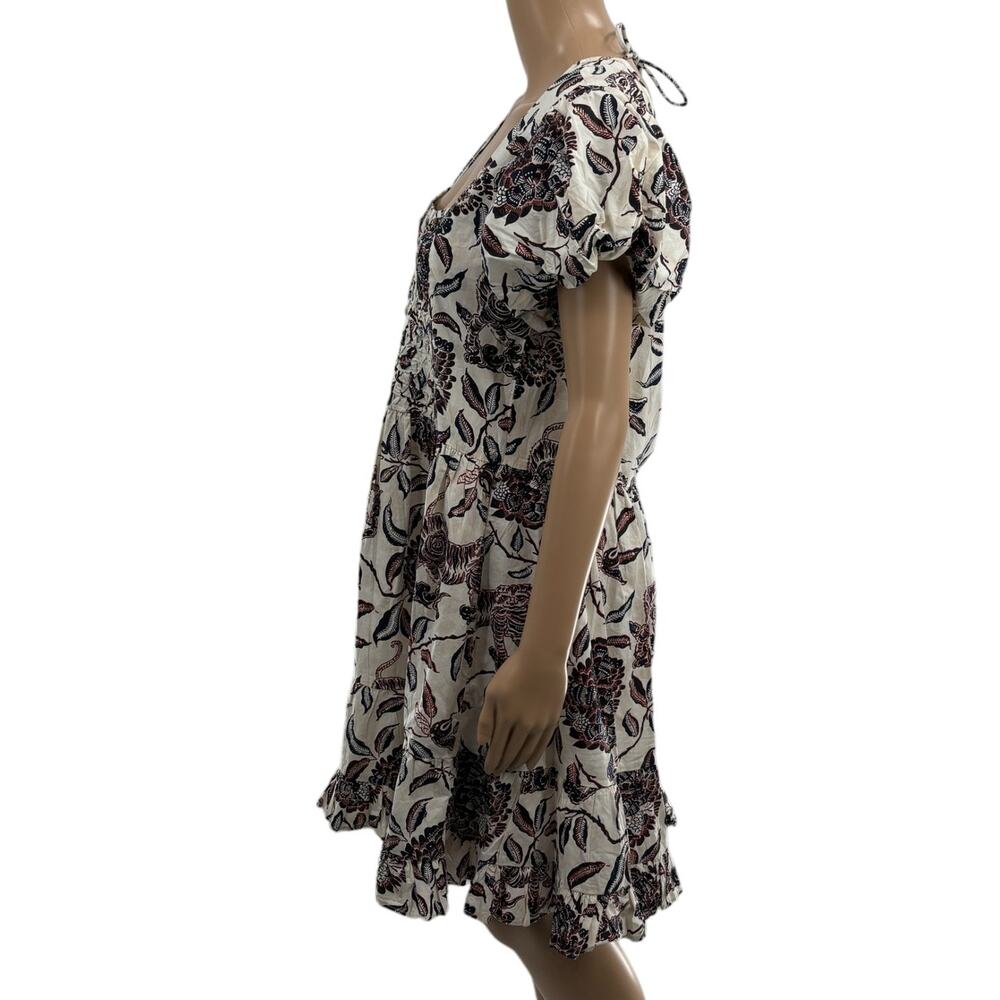 House of Harlow 1960 Floral Peasant Puff Sleeve Dress - Picture 7 of 12